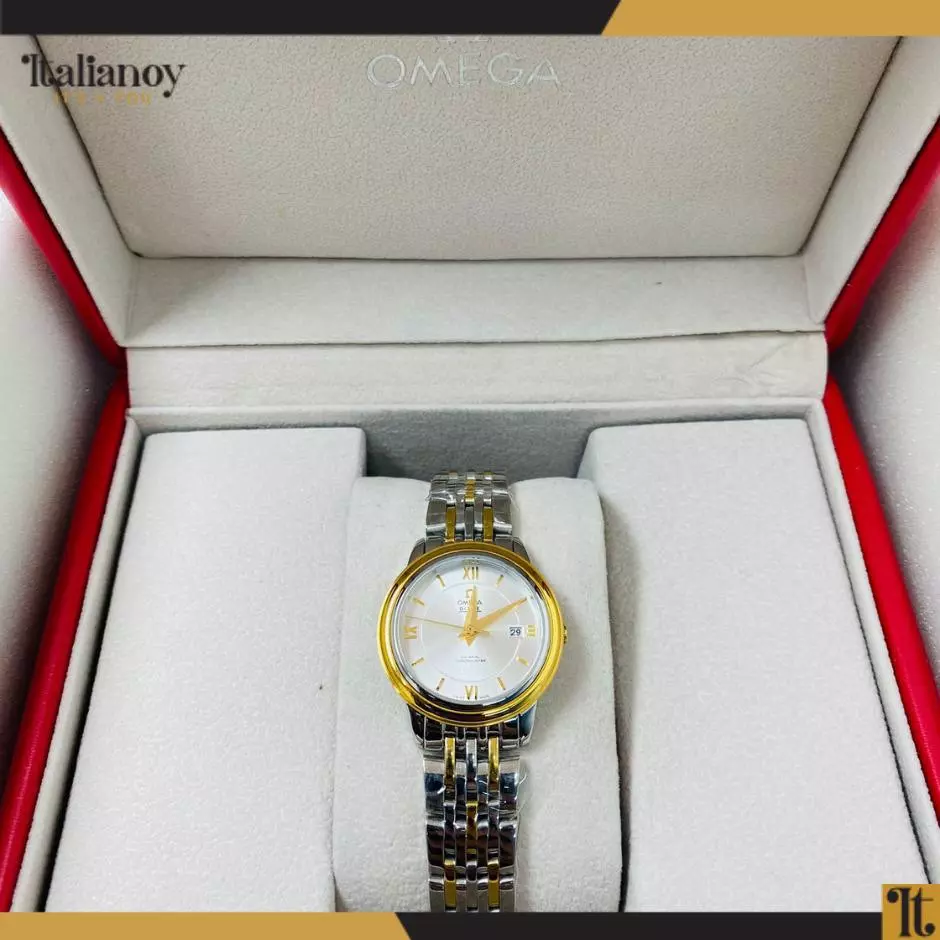 OMEGA Deville Prestige watch GOLD - WHITE