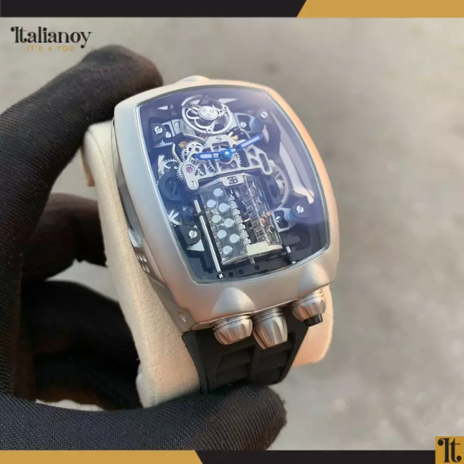 Jacob & co watch silver  / black