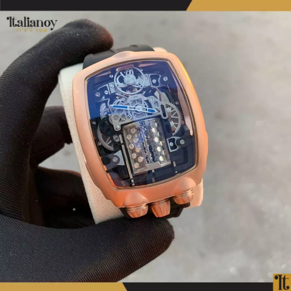 Jacob & co watch rose gold / black