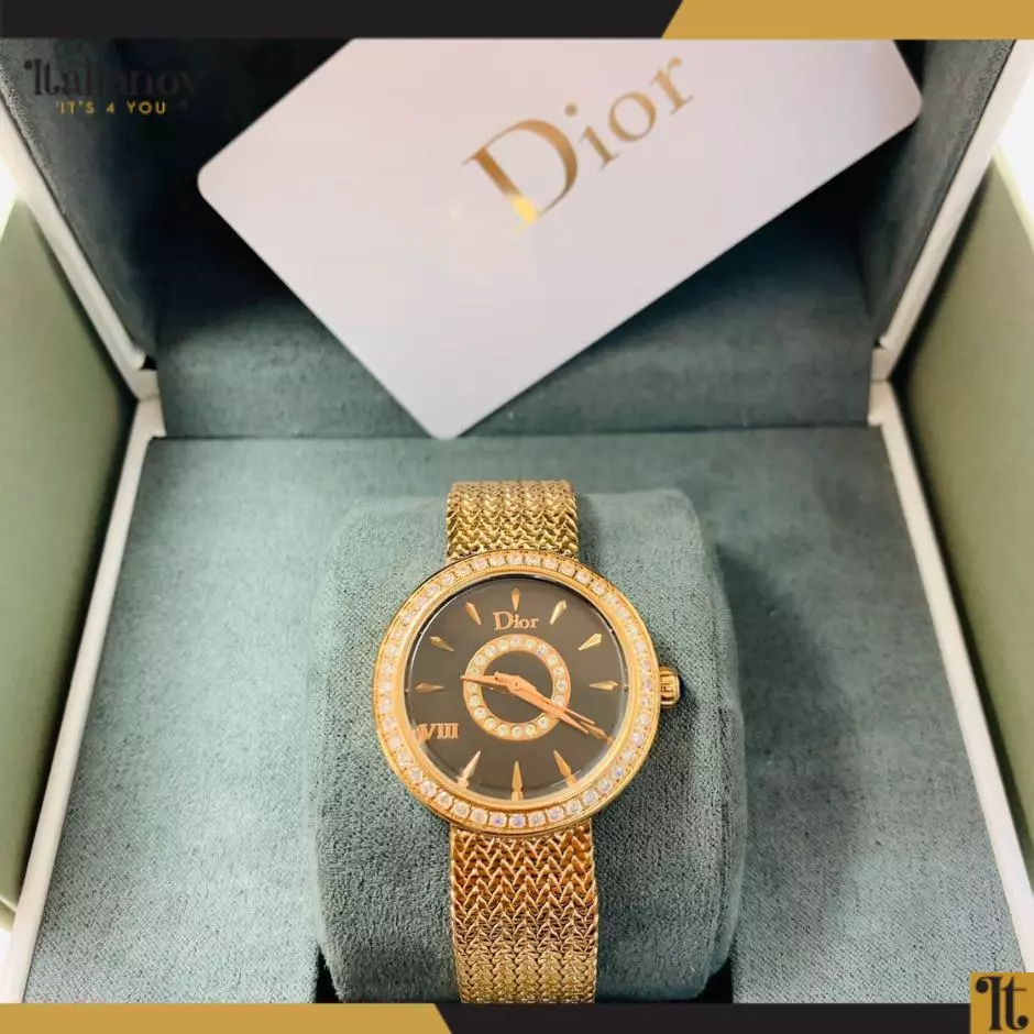 LA D DE DIOR SATINE GOLD-BLACK