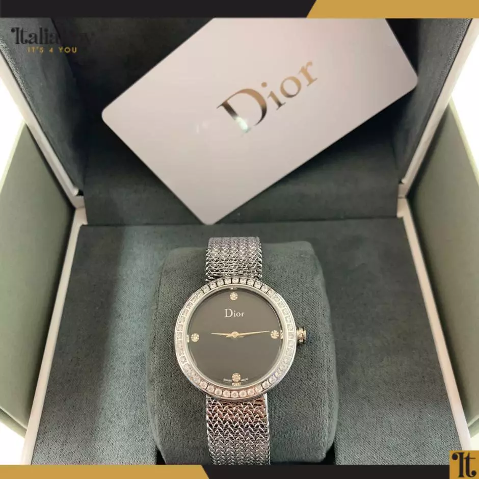 LA D DE DIOR SATINE SILVER-BLACK