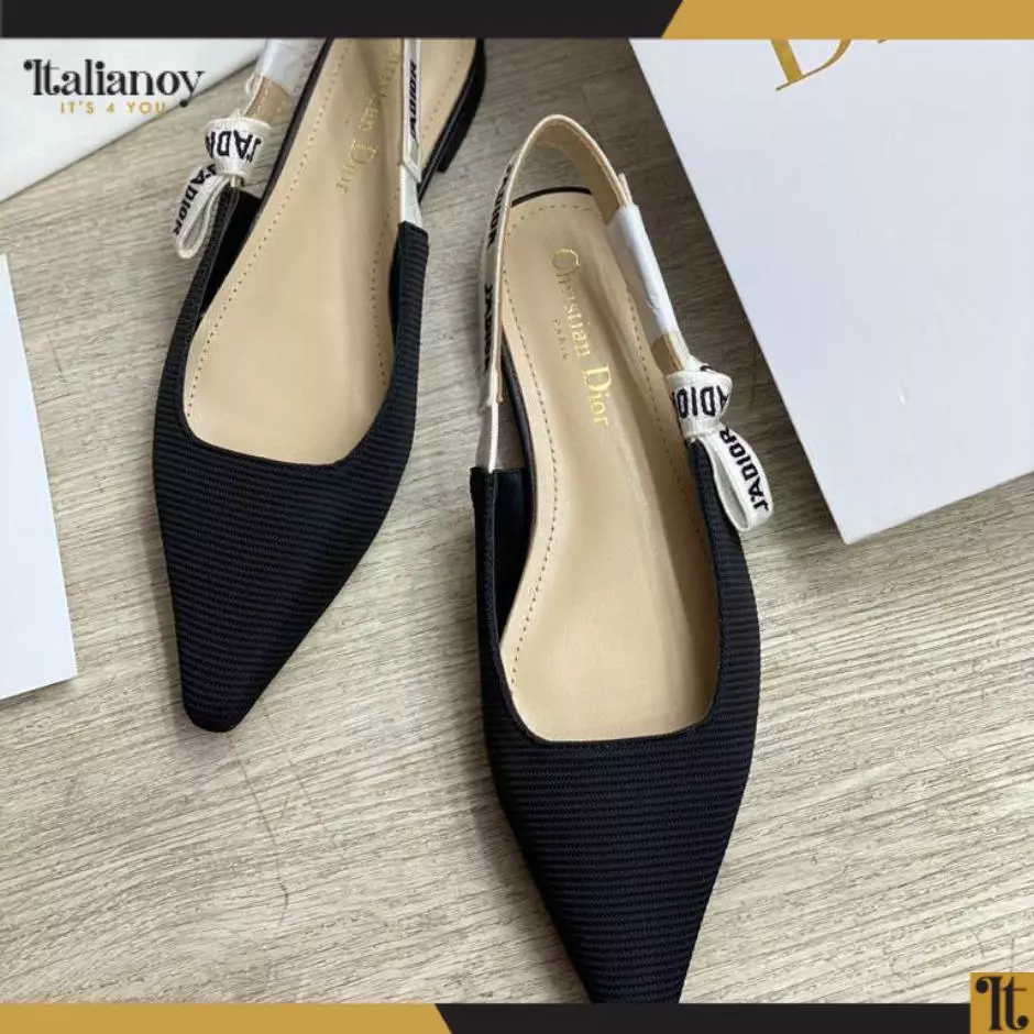 J'ADIOR SLINGBACK BALLERINA FLAT