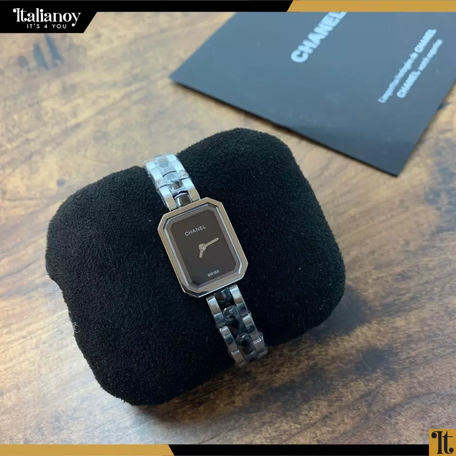 Chanel watch silver - black