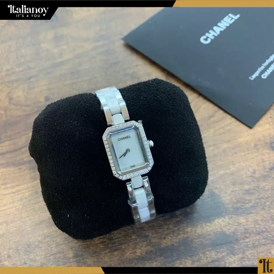 Chanel watch silver - white