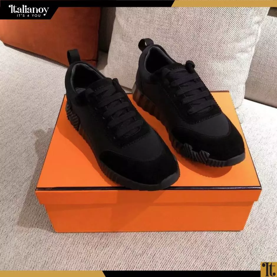 Hermes Bouncing Sneakers black