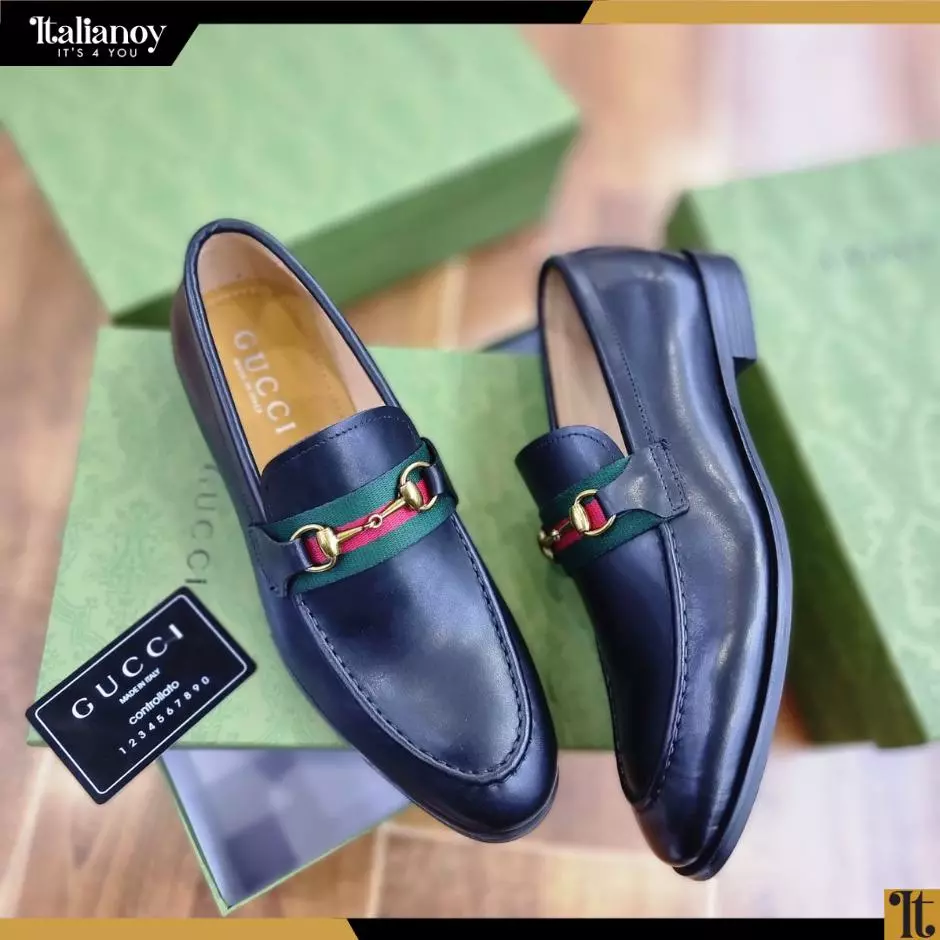 MEN'S LEATHER HORSEBIT LOAFER WITH WEB