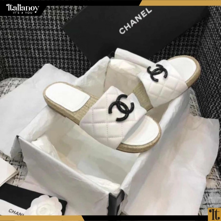 Chanel Slipper White
