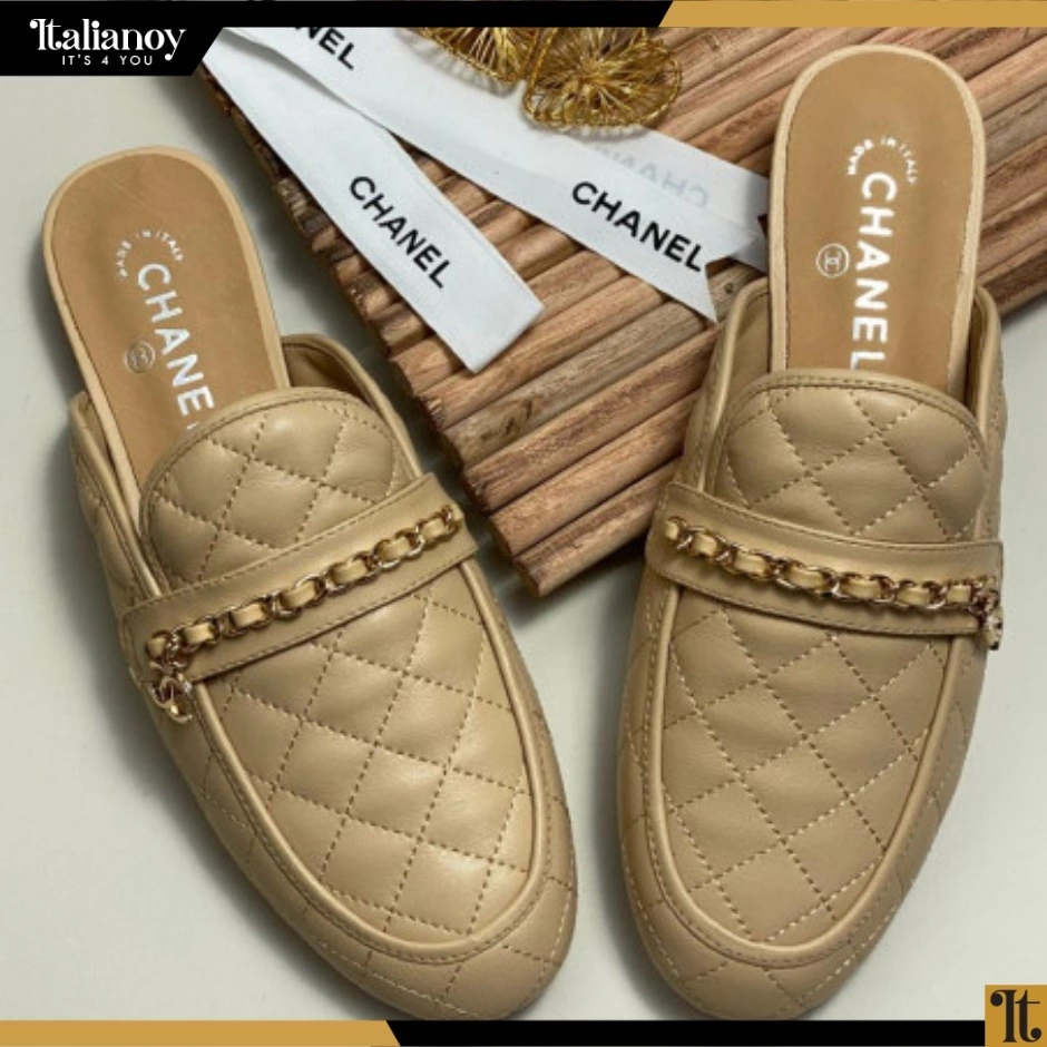 Chanel Slipper Black