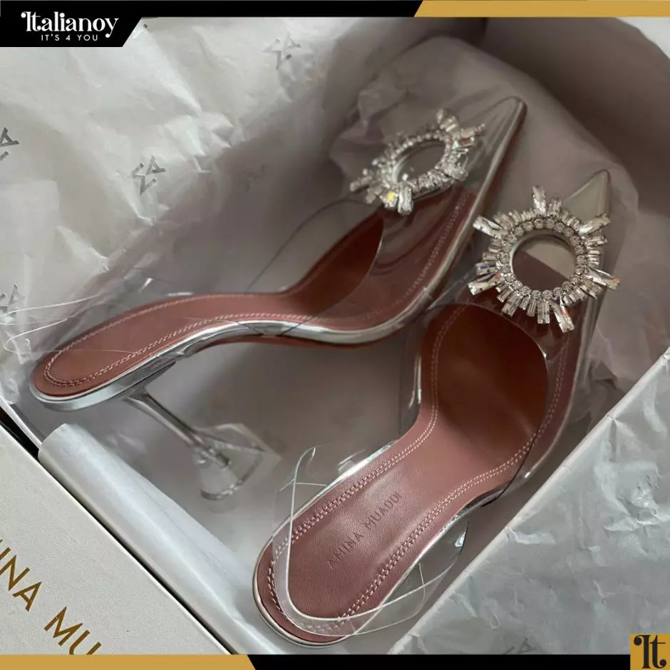 Amina Muaddi Begum Glass