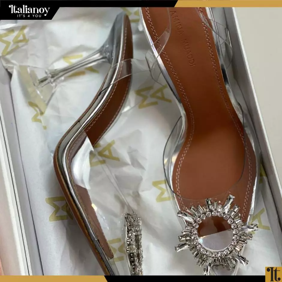 Amina Muaddi Begum Glass