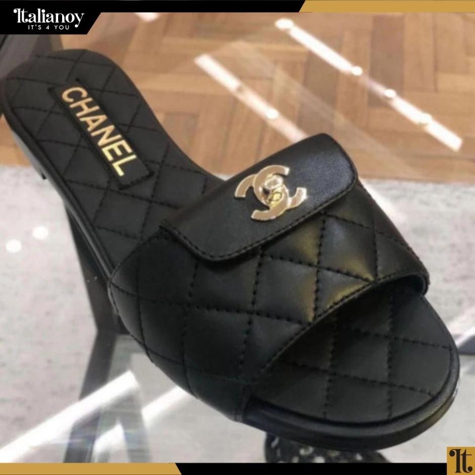 Chanel Lather Black Shoes