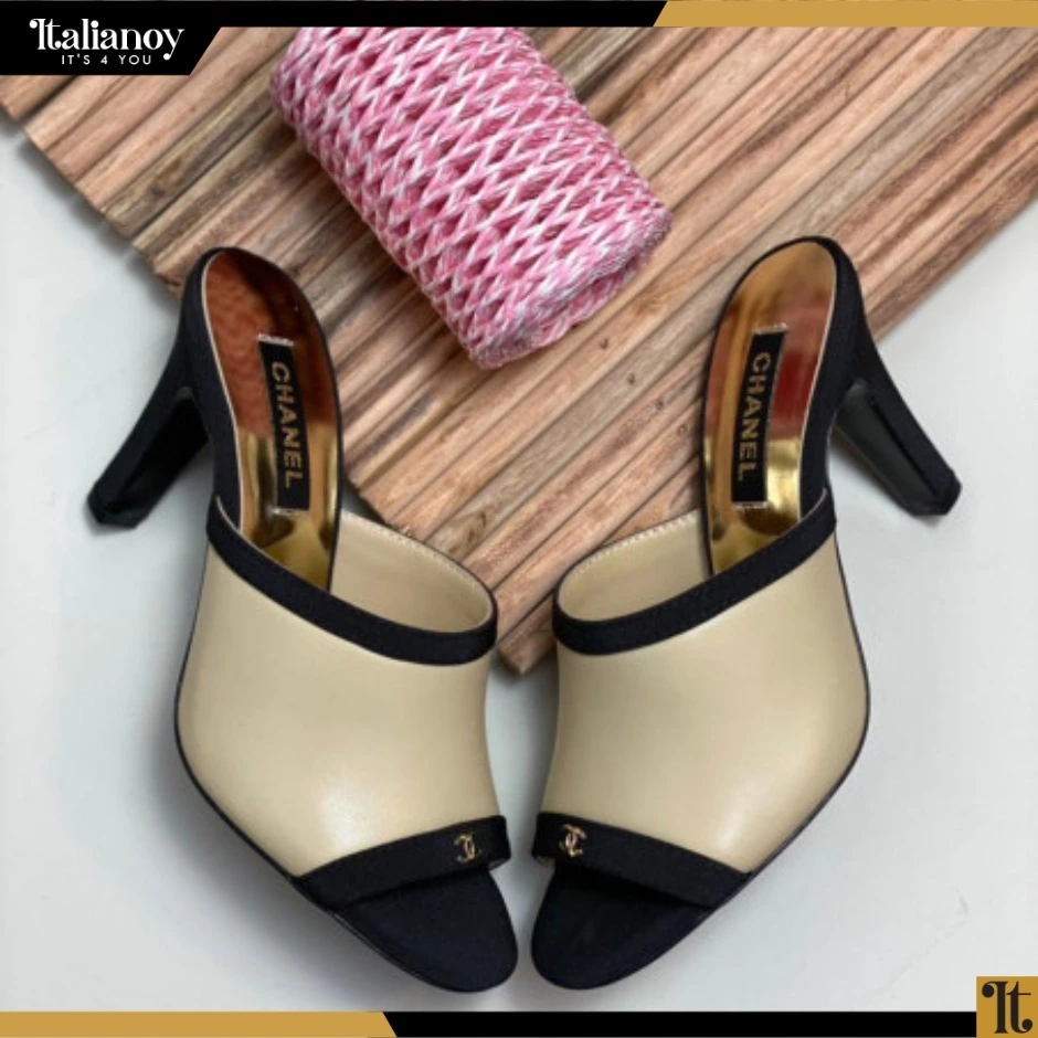 Chanel Slipper Black