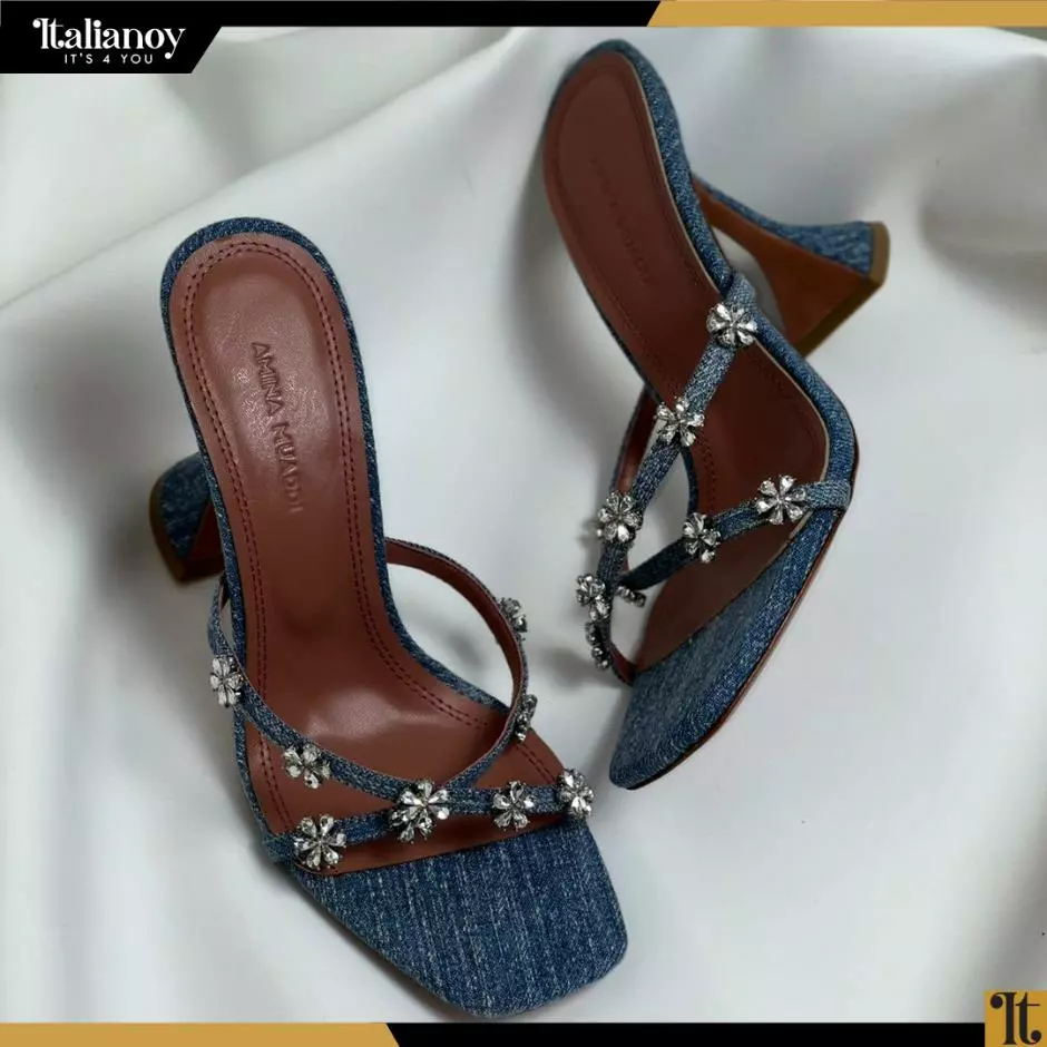 Denim FELI SLIPPER PATENT