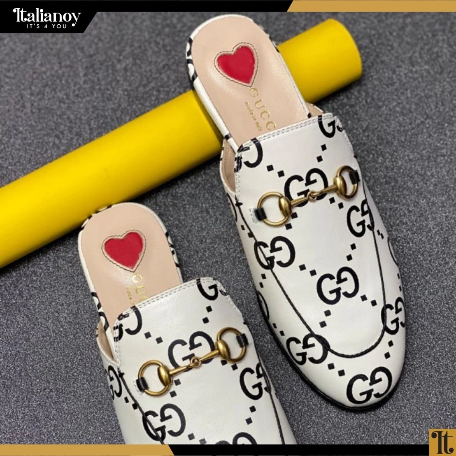 Gucci Shoes Black-white