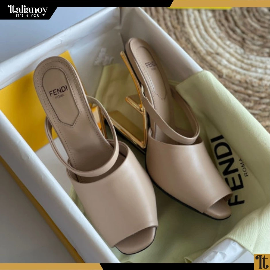 Fendi First leather high-heeled sandals