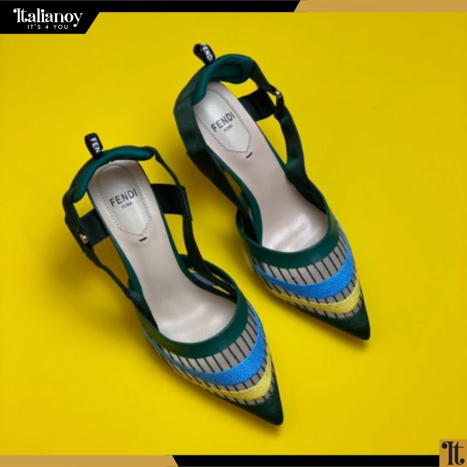 FENDI Colibri Slingback Pumps