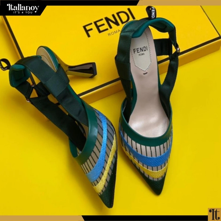 FENDI Colibri Slingback Pumps
