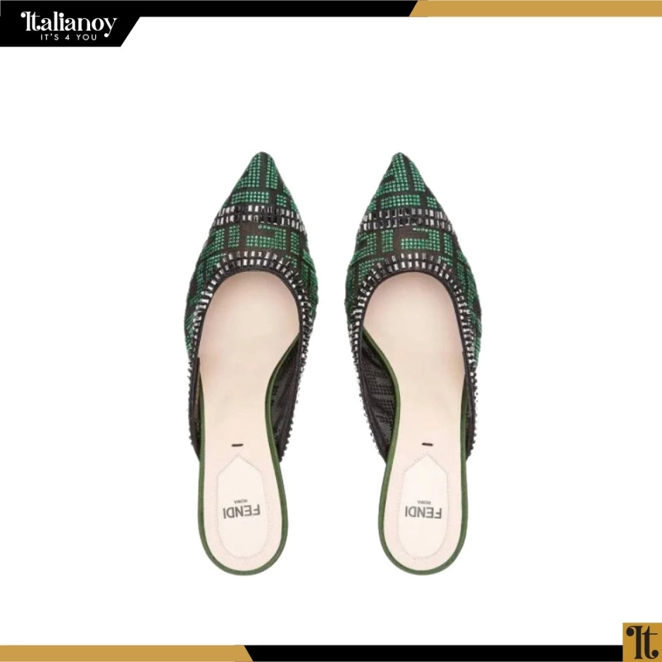 Glitter Fendi Sandals for Women