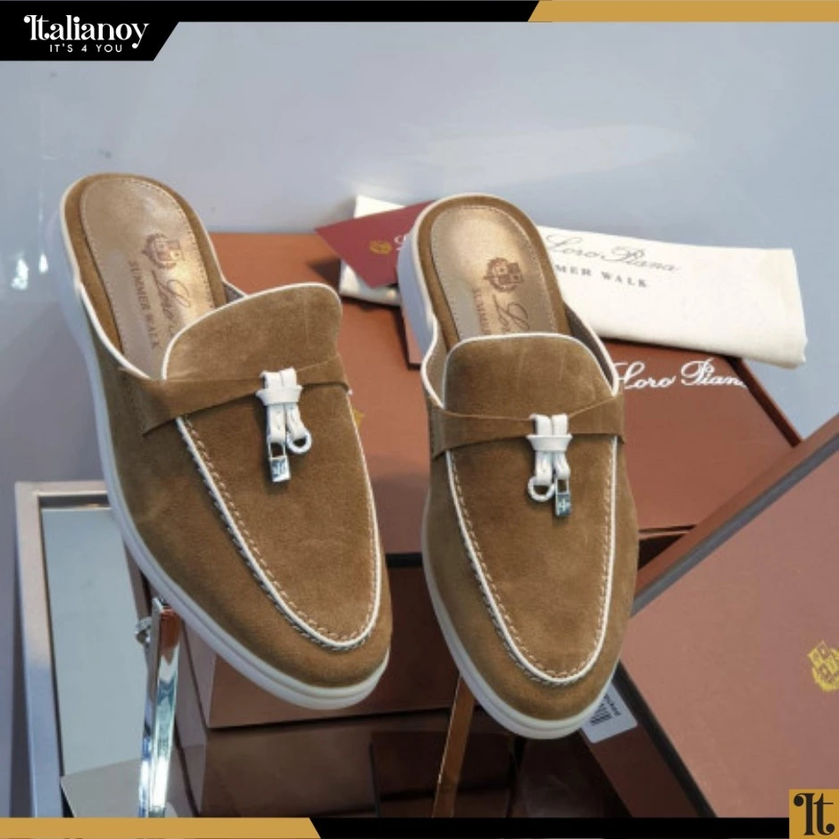 Loro Piana Flat Shoes Beige