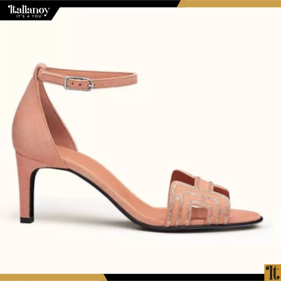 HERMES PREMIERE 70 SANDALS CASHMERE