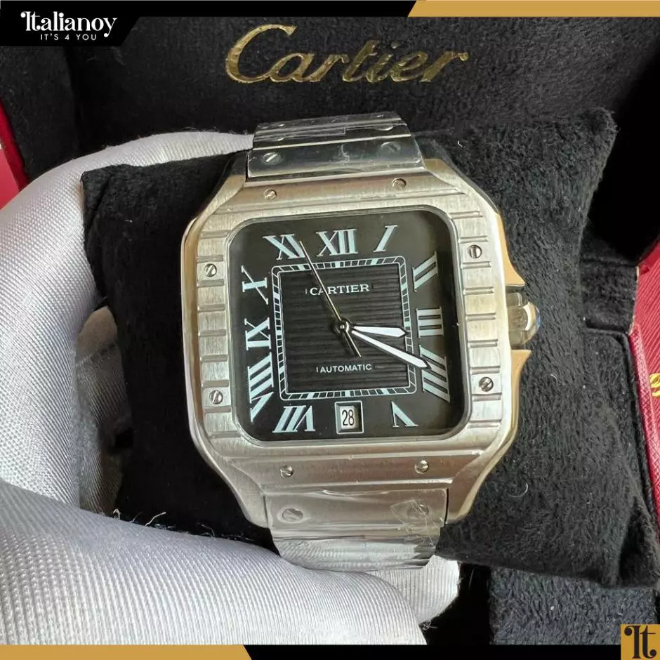 Santos De Cartier Watch silver-gold