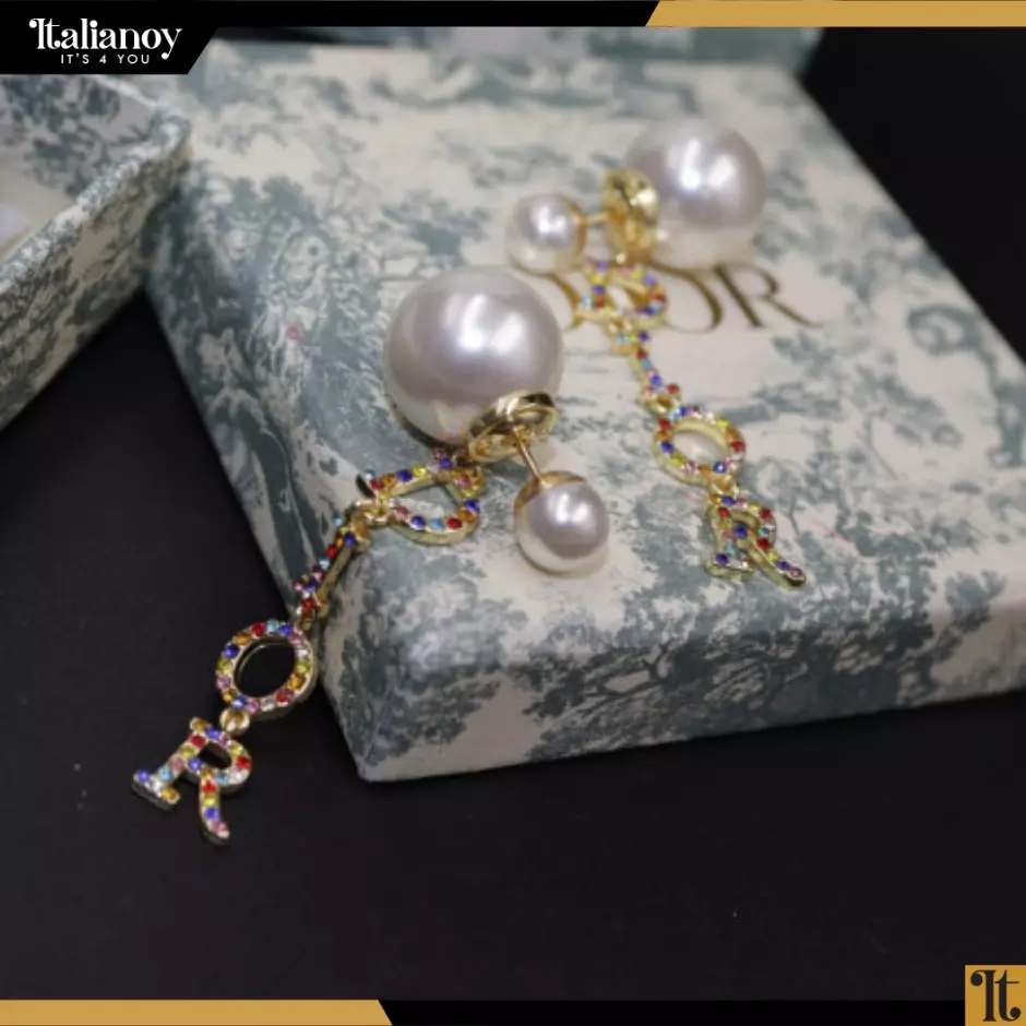 DIOR EARRINGS GOLD