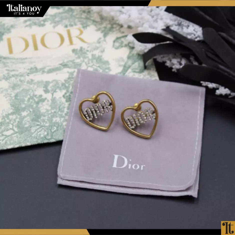 DIOR EARRINGS GOLD