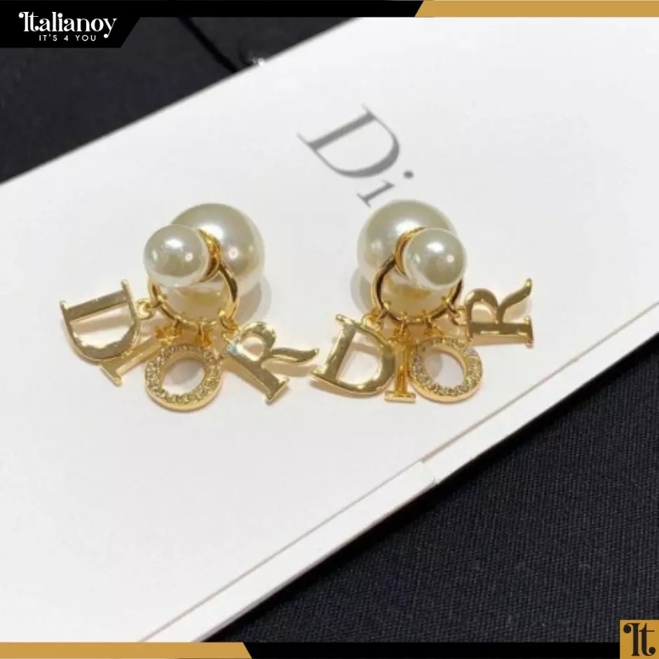DIOR EARRINGS GOLD