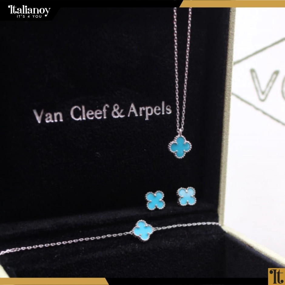 VAN CLEEF NECKLACE - BRACELET - EARRING