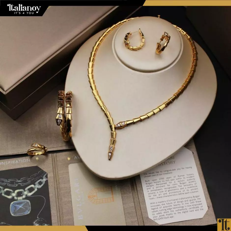 Bvlgari Full Set Serpenty Viper Gold