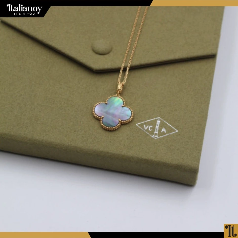 Van Cleef Baby Blue Necklace