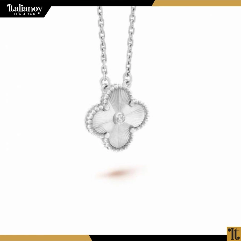 Van Cleef Magic Alhambra Necklace Silver