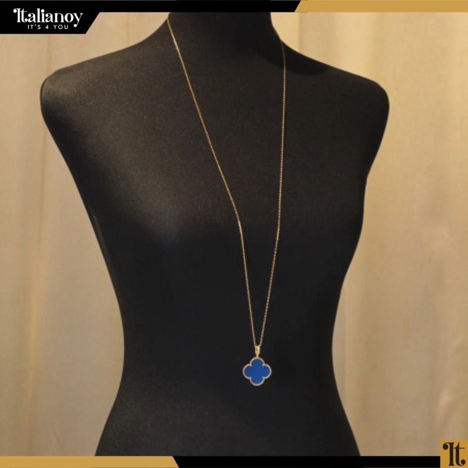 Van Cleef Blue Necklace
