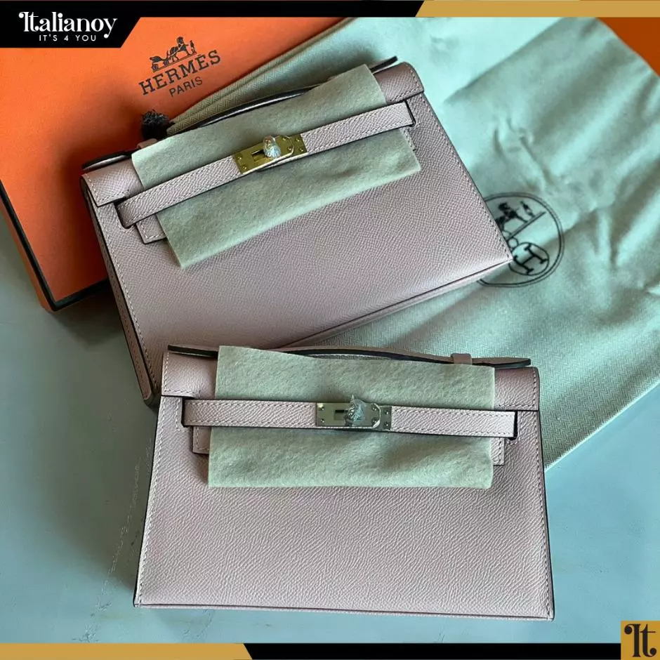 Hermès Kelly Mini Pochette Epsom Leather Clutch