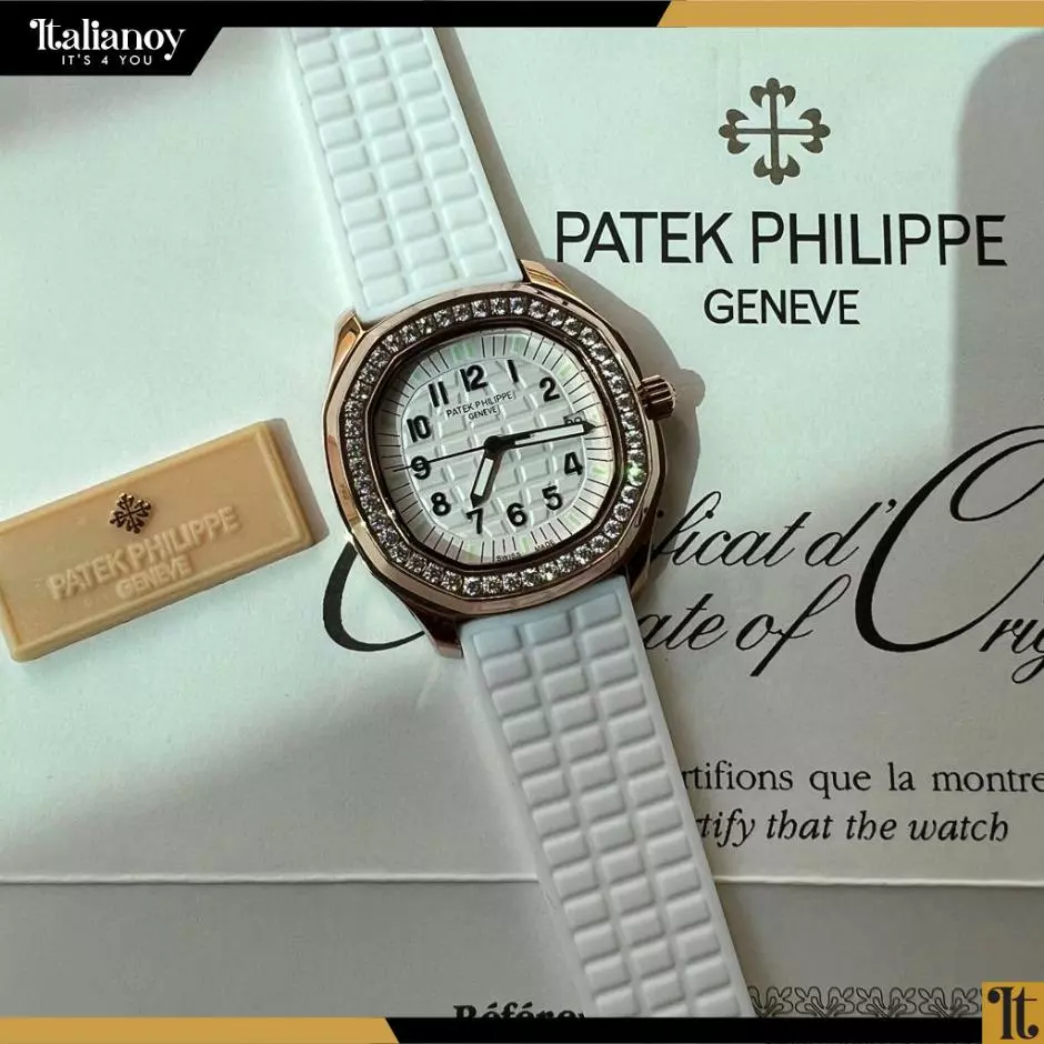 Aquanaut Luce Haute Joaillerie Stone  Silver- White