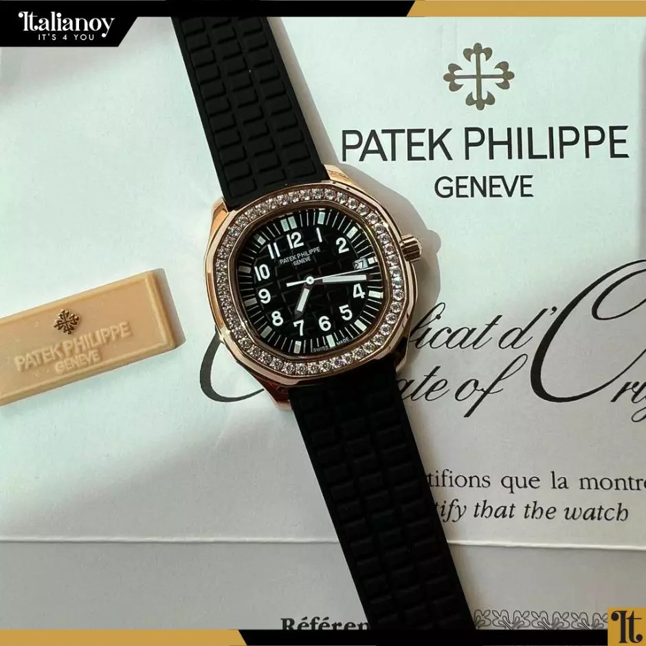 Aquanaut Luce Haute Joaillerie Stone Gold - Black