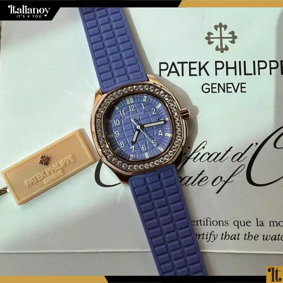 Aquanaut Luce Haute Joaillerie Stone Gold-Blue