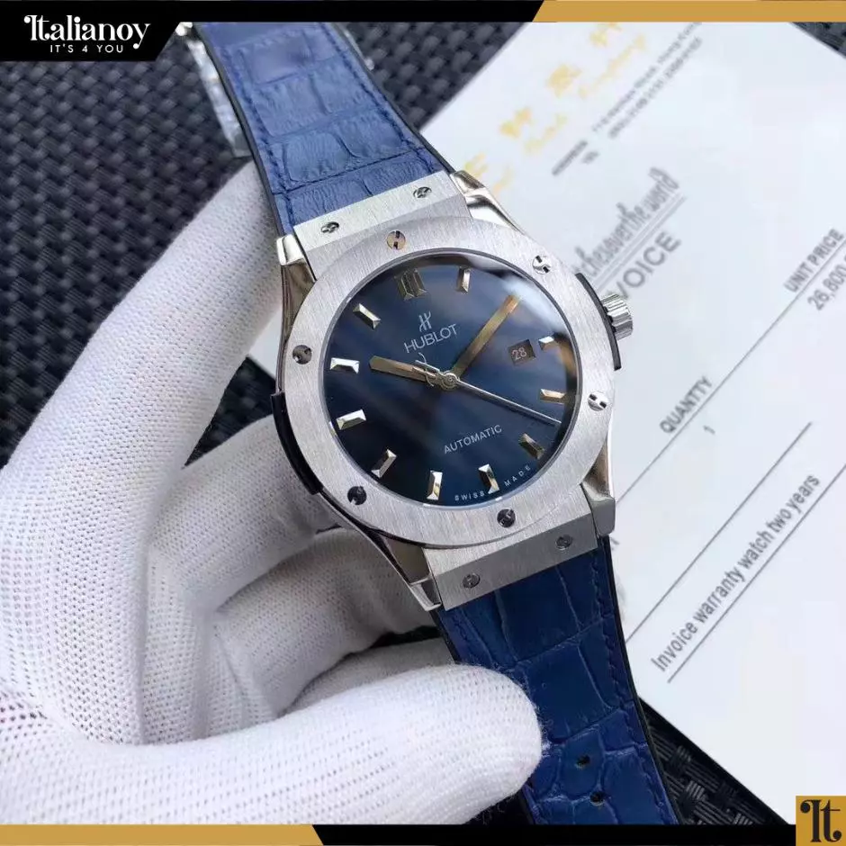 Hublot Classic Fusion Men's Wrist Watch NAVY