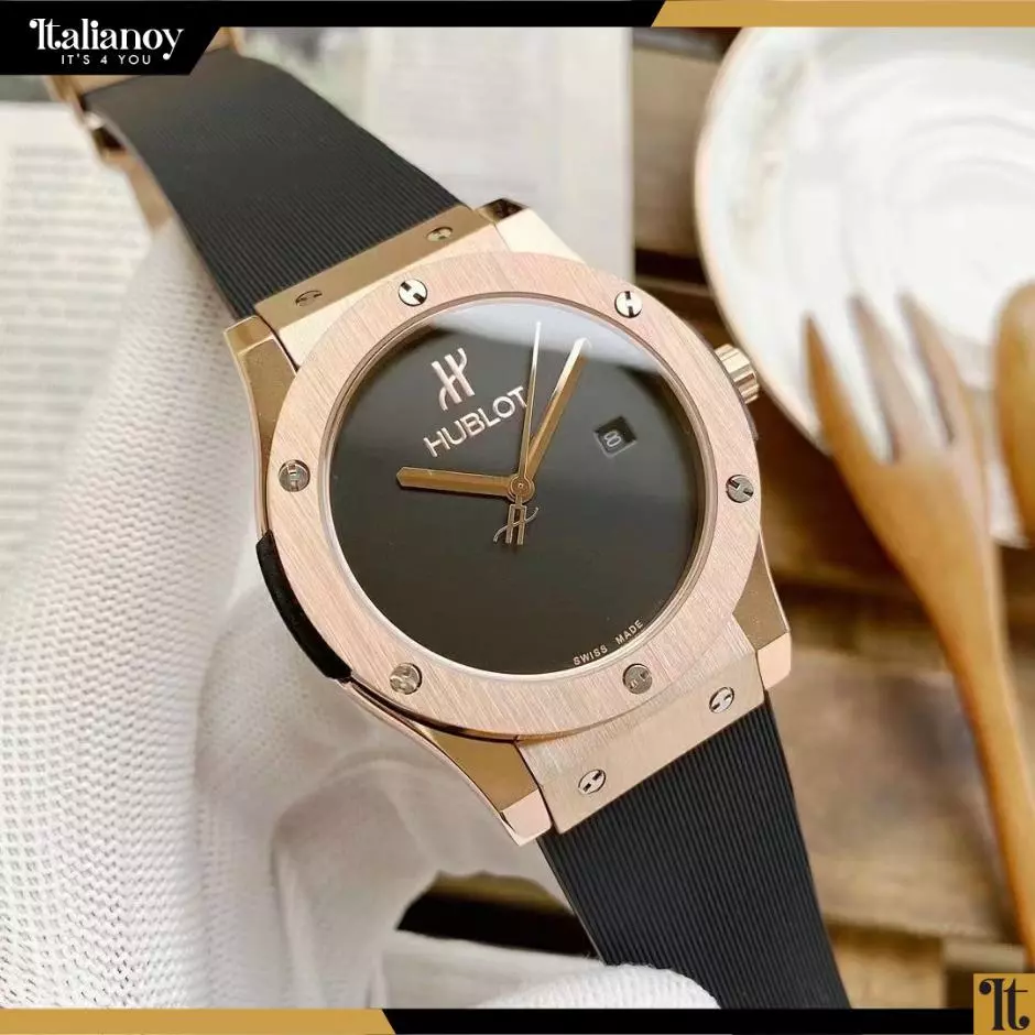 Hublot Classic Fusion Men's Wrist Watch BLACK