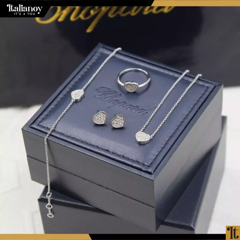Chopard Full Set Happy Hearts Silver