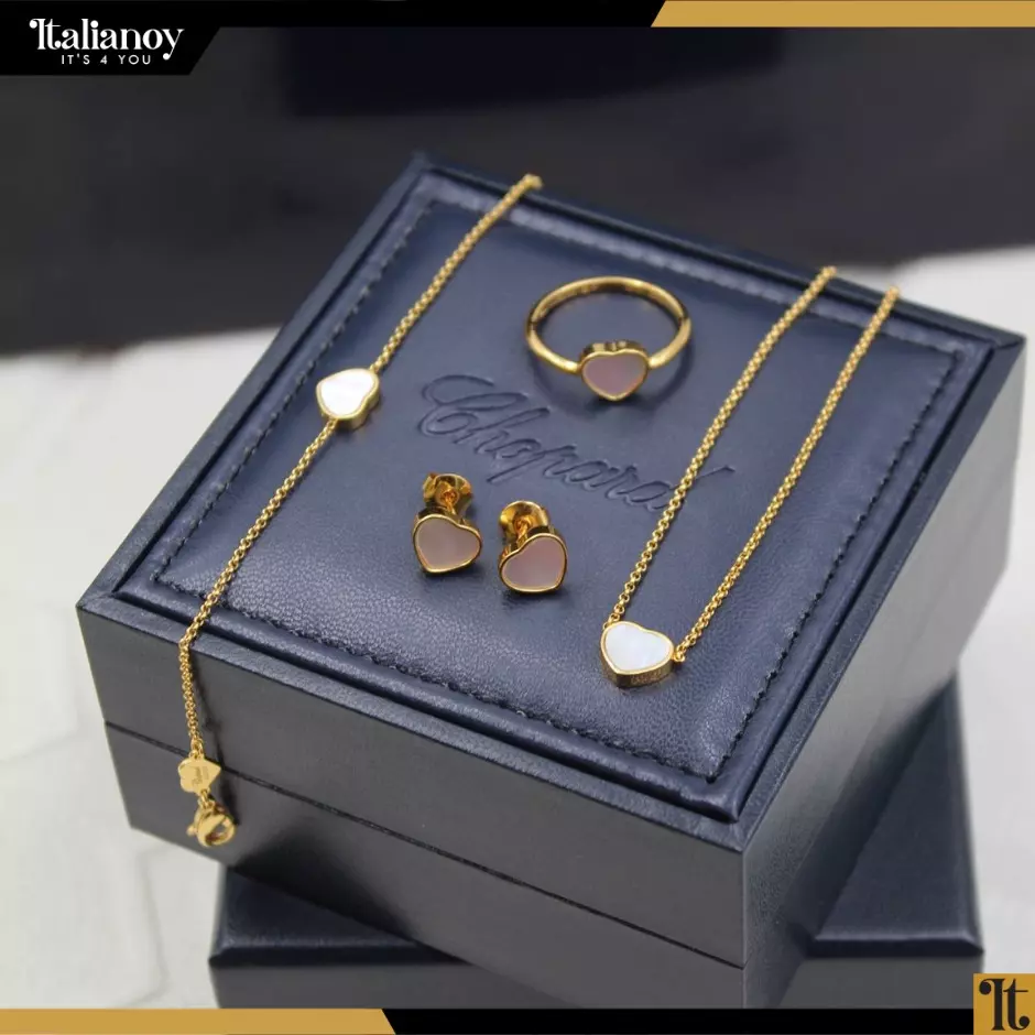 Chopard Full Set Happy Hearts White