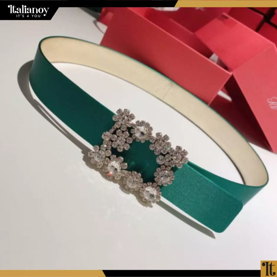 SALVATORE FERRAGAMO GREEN BELT