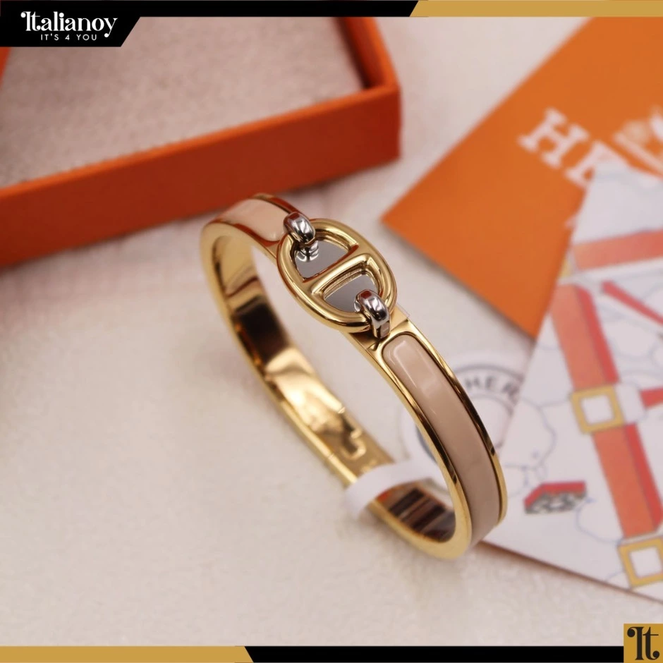 Mini Clic Gold Beige Chaine D' ancre Bracelete