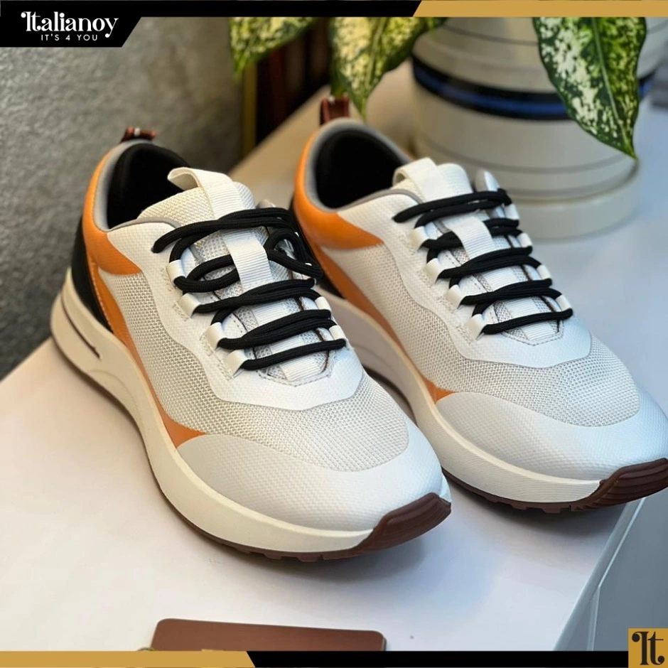 Week End Walk Sneakers Orang  -White