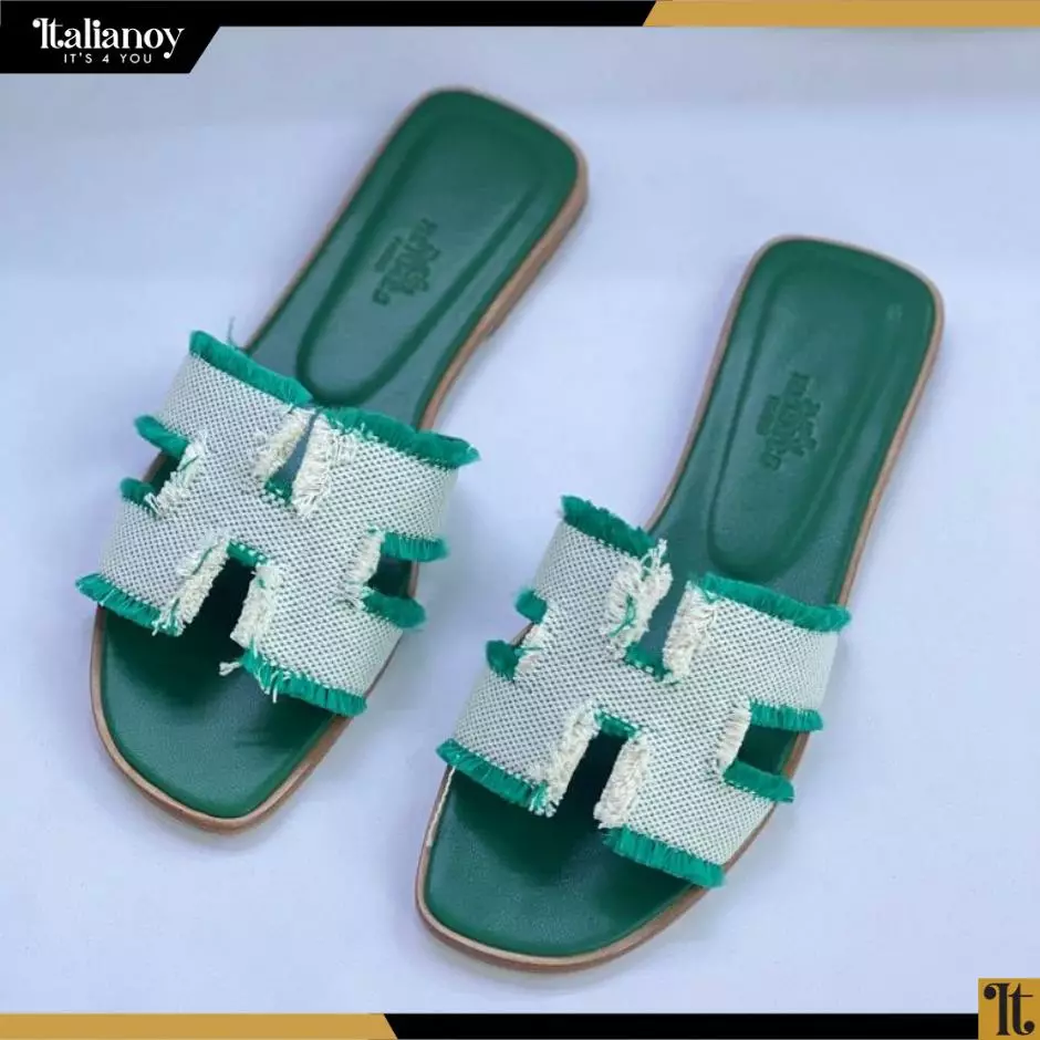 HERMES | Casual Style Plain Leather Elegant Style Logo Sandals