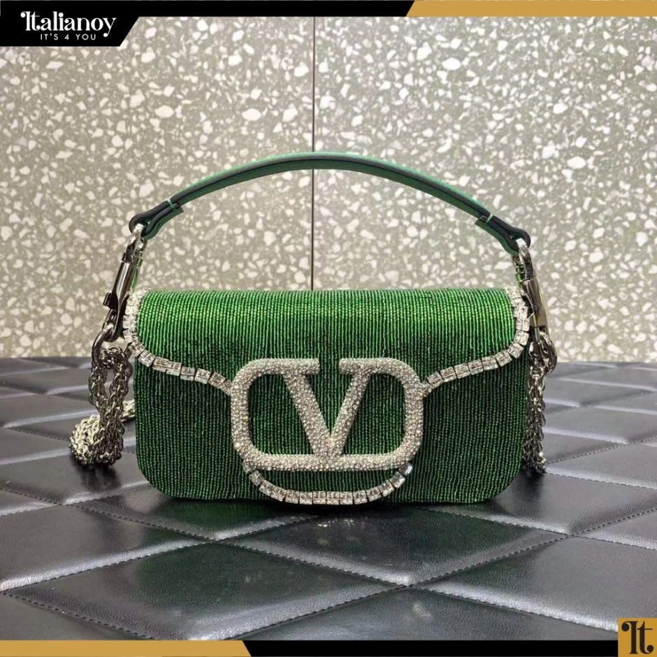 VALENTINO GARAVANI Locò Small beaded shoulder bag