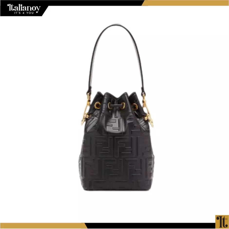 Mon Tresor Black Leather Mini-Bag