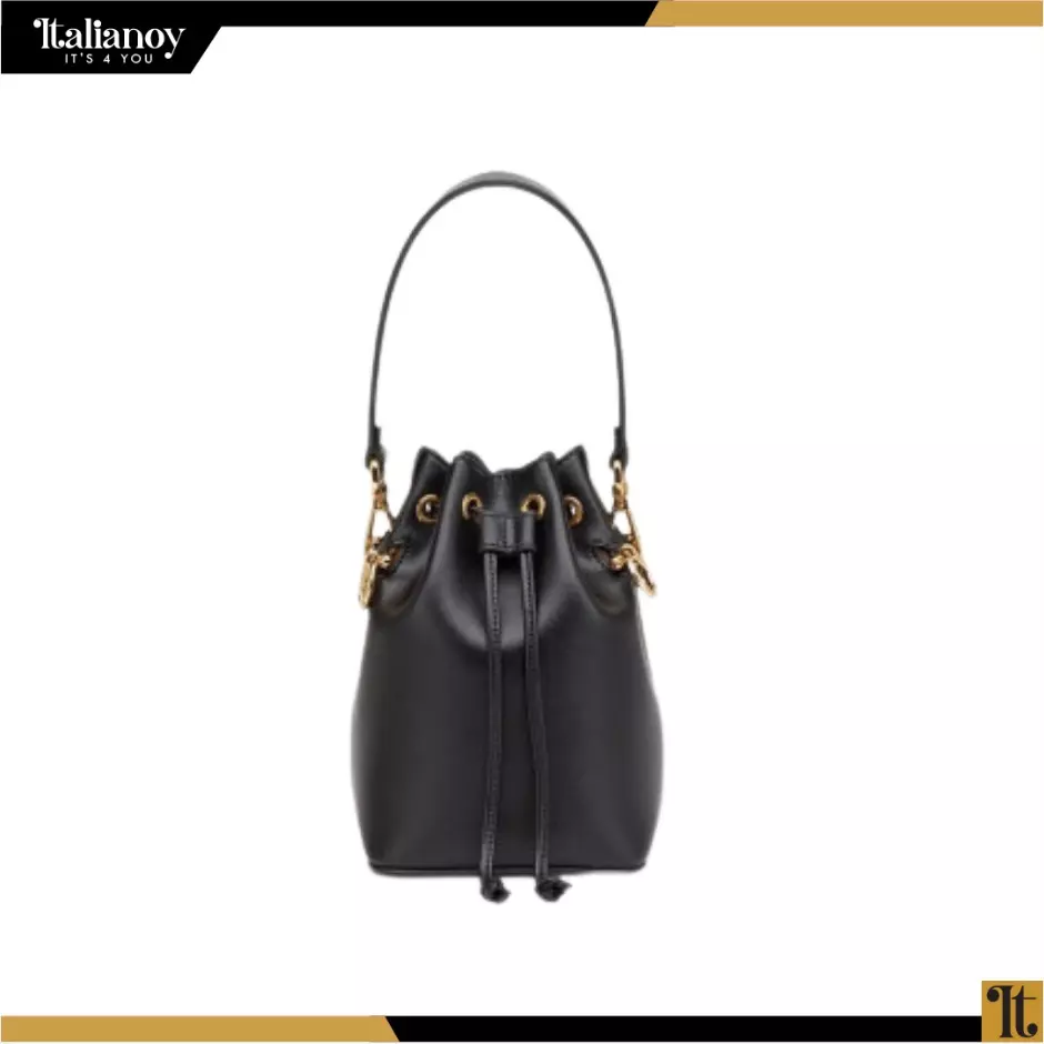 Mon Tresor Black Leather Mini-Bag