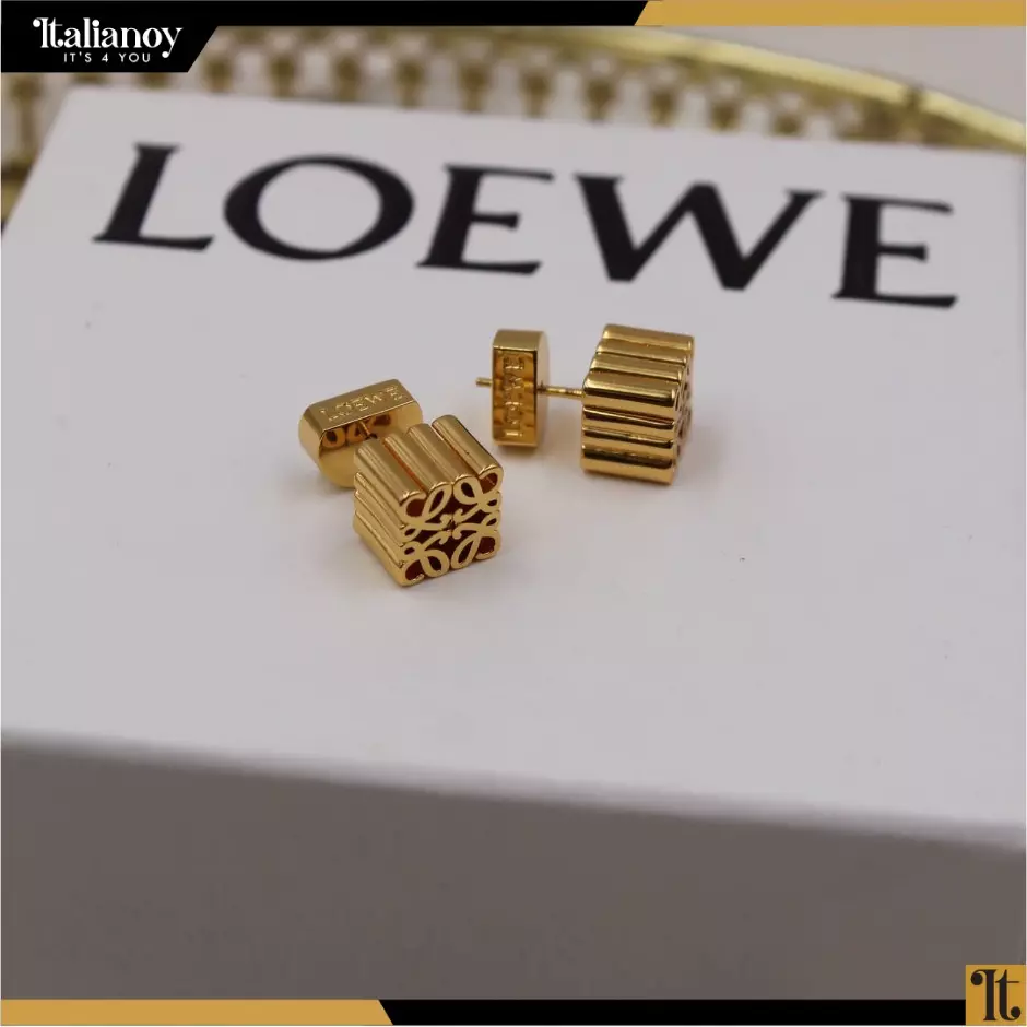 Gold-plated earrings