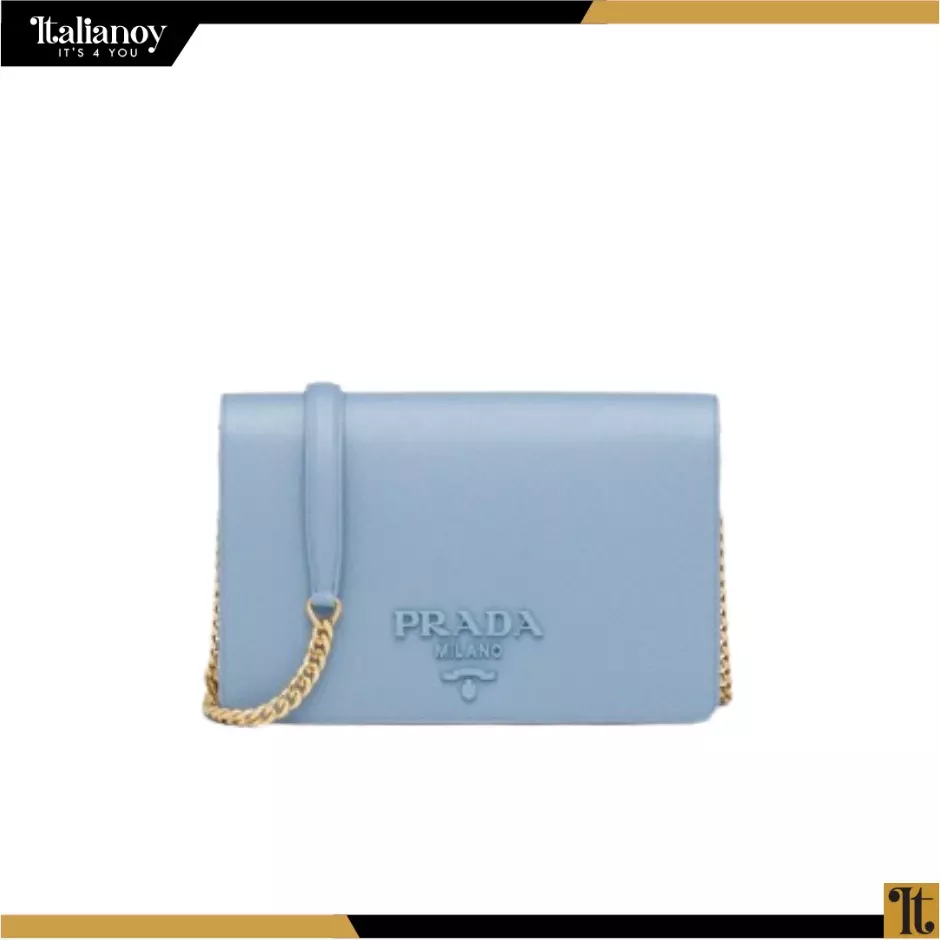 Prada Saffiano Leather Mini Bag Powder Beige